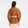 Cognac – Chaqueta kimono de tafetán técnico