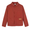 Coral – Chaqueta de algodón sobreteñido