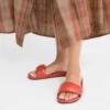 Coral – Mules Roseau de piel