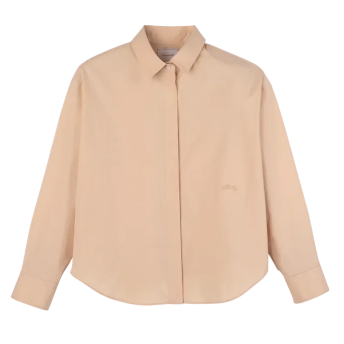 Crema – Camisa de popelín