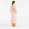 Crema – Jersey de crepé Vestido largo