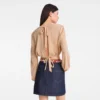 Crema – Top de jersey crepé