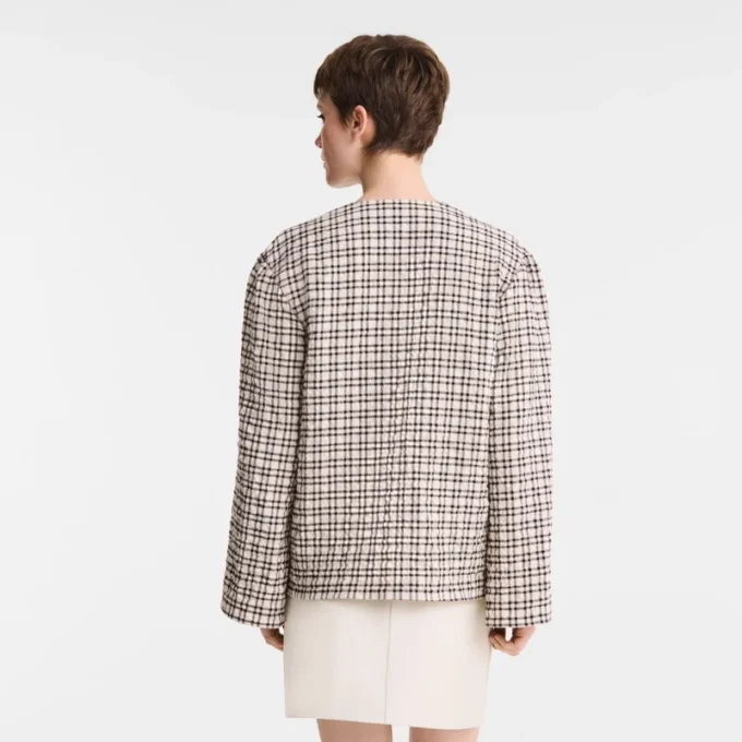Crudo – Blusa de algodón jacquard