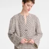 Crudo – Blusa de algodón jacquard