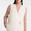 Crudo – Chaqueta sin mangas de cuero