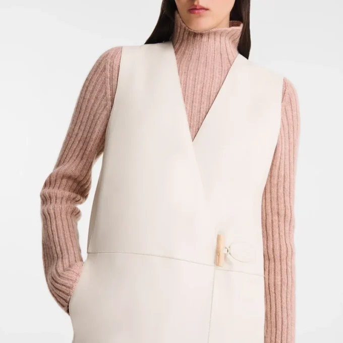 Crudo – Chaqueta sin mangas de cuero