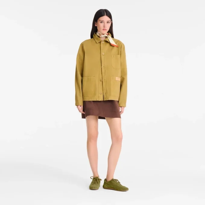 Desert – Chaqueta de algodón sobreteñido