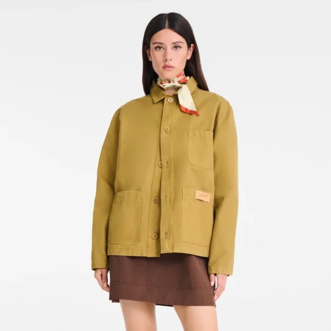 Desert – Chaqueta de algodón sobreteñido