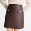 Ebony – Falda de cuero
