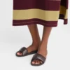 Ebony – Mules Roseau de cuero