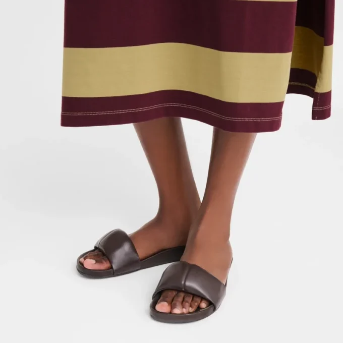 Ebony – Mules Roseau de cuero