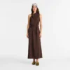 Ebony – Vestido de gabardina