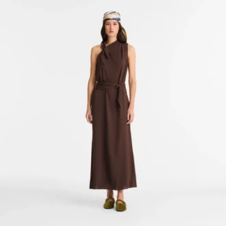 Ebony – Vestido de gabardina