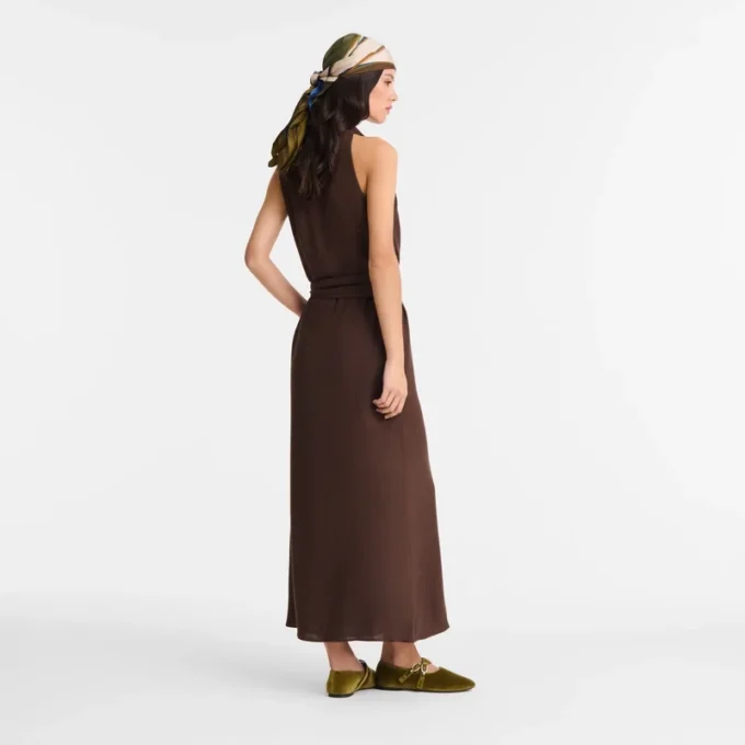 Ebony – Vestido de gabardina