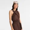 Ebony – Vestido de gabardina