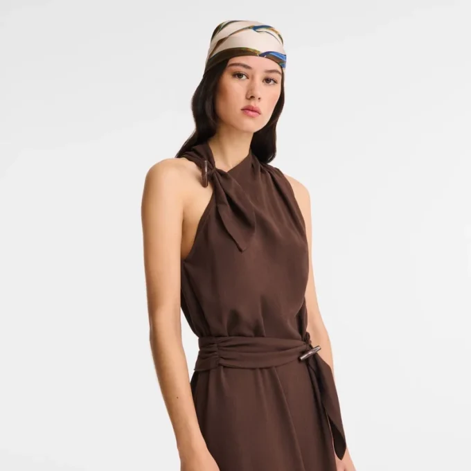 Ebony – Vestido de gabardina