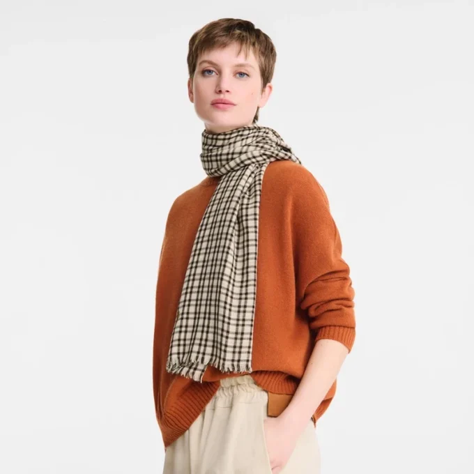 Ecru – Bufanda Portobello de lana