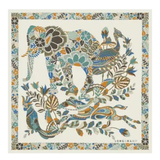 Forêt Longchamp Pañuelo de seda 50