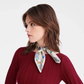 Forêt Longchamp Pañuelo de seda 50