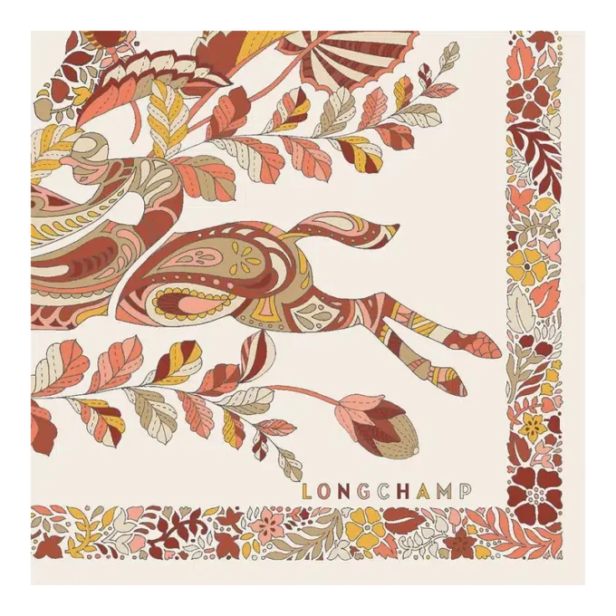 Forêt Longchamp Pañuelo de seda 50
