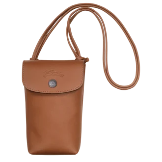 Funda para teléfono Le Pliage Xtra con cordón de cuero