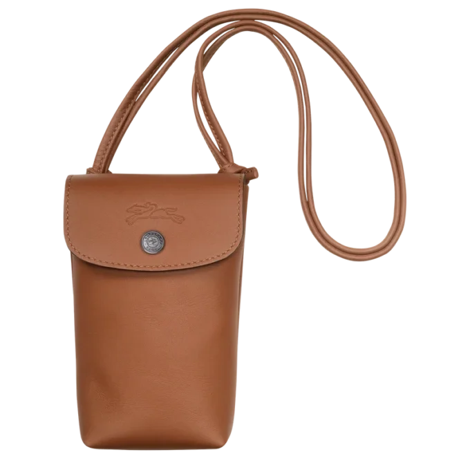 Funda para teléfono Le Pliage Xtra con cordón de cuero