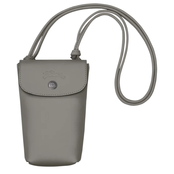 Funda para teléfono Le Pliage Xtra con cordón de cuero