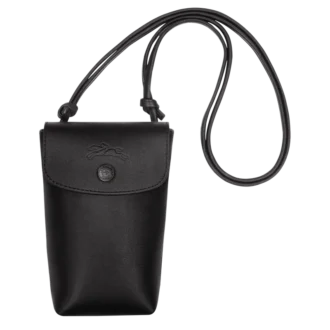 Funda para teléfono Le Pliage Xtra con cordón de cuero
