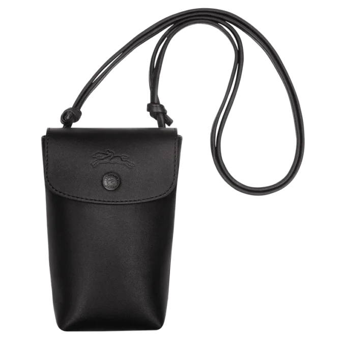 Funda para teléfono Le Pliage Xtra con cordón de cuero