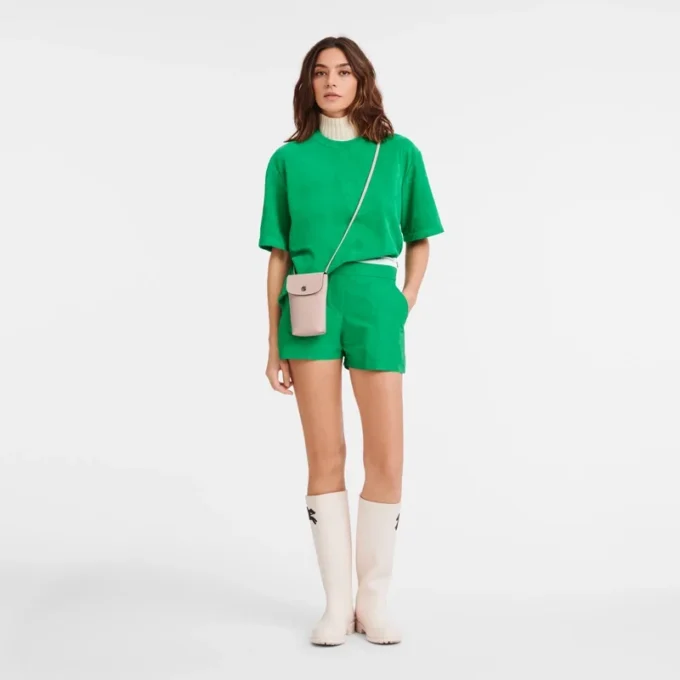Funda para teléfono Le Pliage Xtra con cordón de cuero