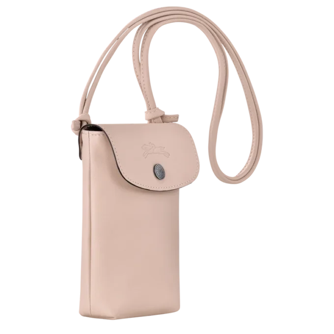 Funda para teléfono Le Pliage Xtra con cordón de cuero
