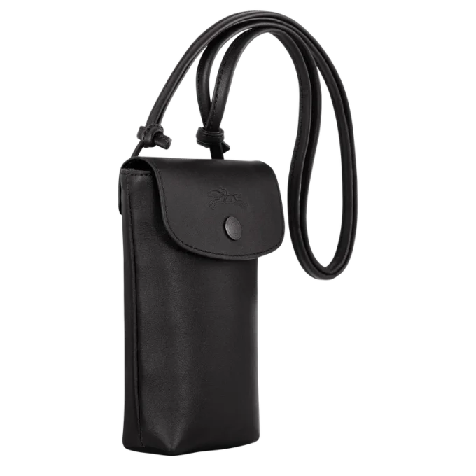 Funda para teléfono Le Pliage Xtra con cordón de cuero