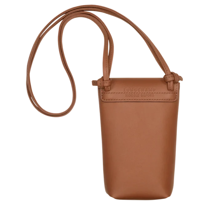Funda para teléfono Le Pliage Xtra con cordón de cuero