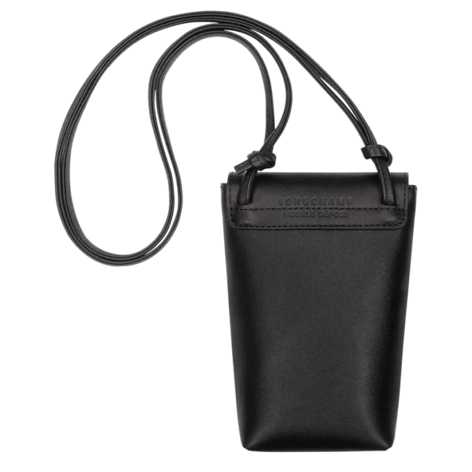 Funda para teléfono Le Pliage Xtra con cordón de cuero