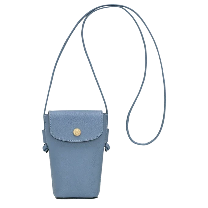 Funda para teléfono épure con cordón de cuero