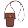 Funda para teléfono épure con cordón de cuero
