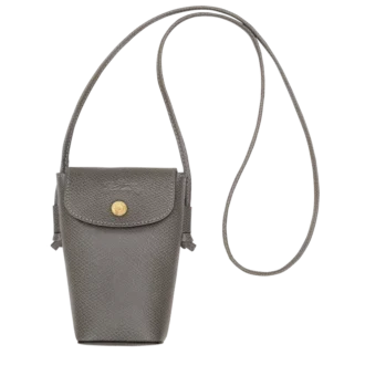 Funda para teléfono épure con cordón de cuero