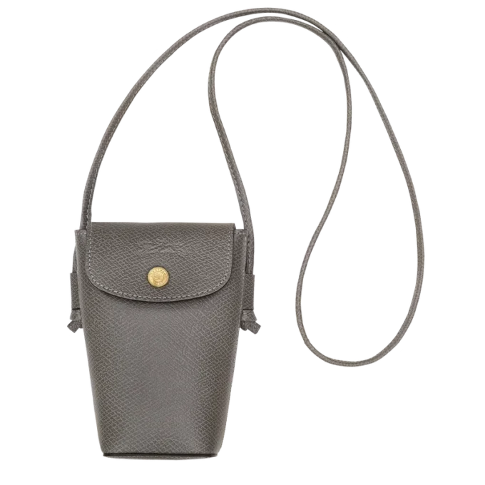 Funda para teléfono épure con cordón de cuero