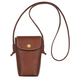 Funda para teléfono épure con cordón de cuero