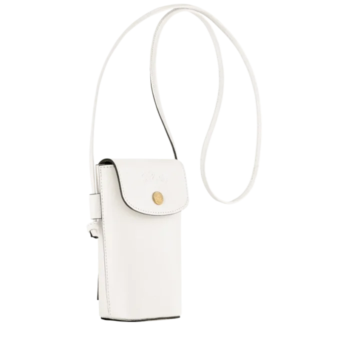 Funda para teléfono épure con cordón de cuero