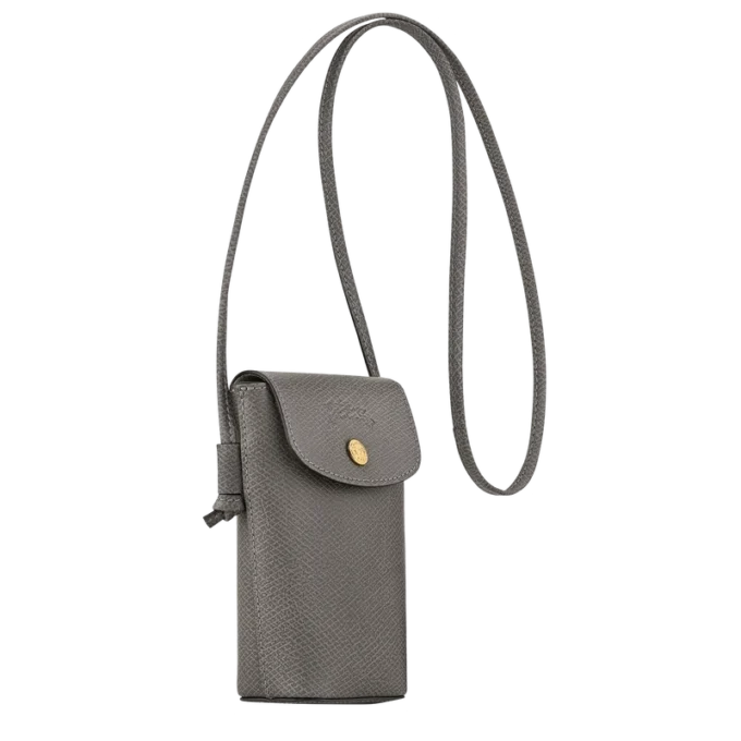 Funda para teléfono épure con cordón de cuero