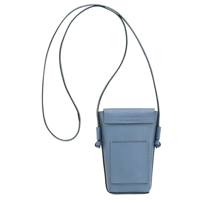 Funda para teléfono épure con cordón de cuero