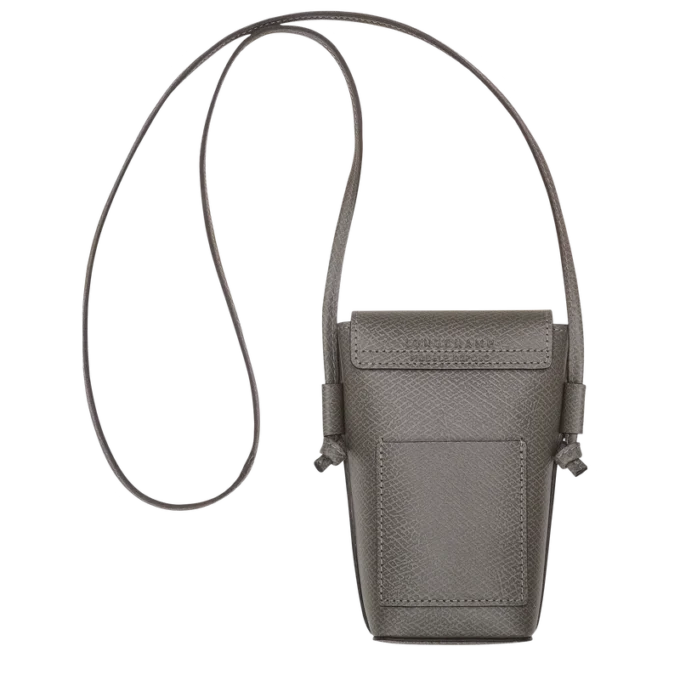 Funda para teléfono épure con cordón de cuero
