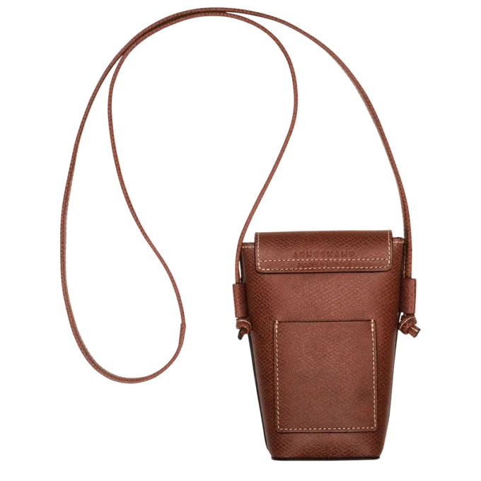 Funda para teléfono épure con cordón de cuero