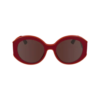 Gafas de sol rojas de resina vegetal
