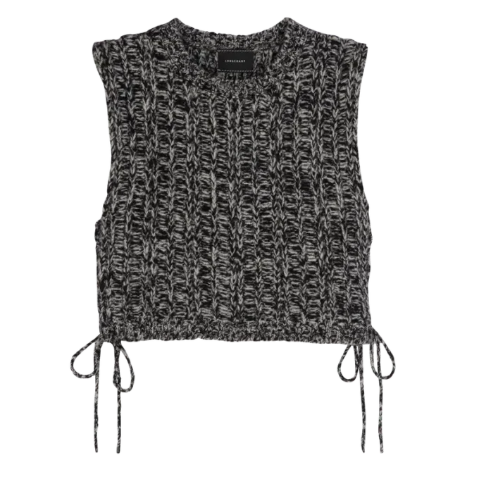Gris – Top de punto