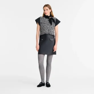 Negro – Falda de cuero