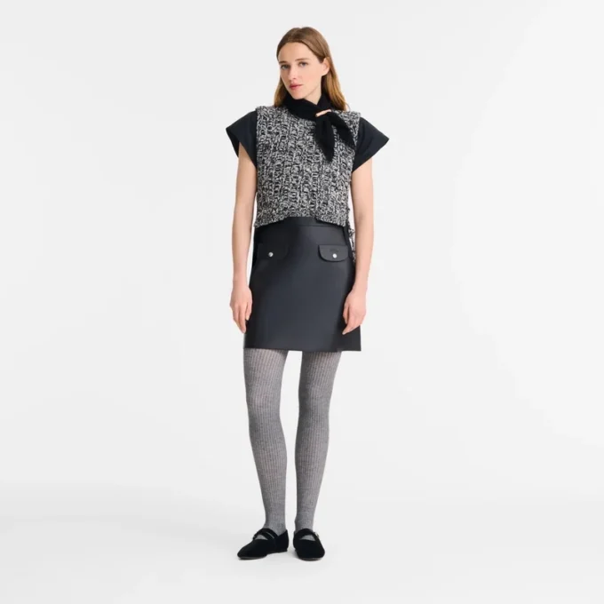 Gris – Top de punto