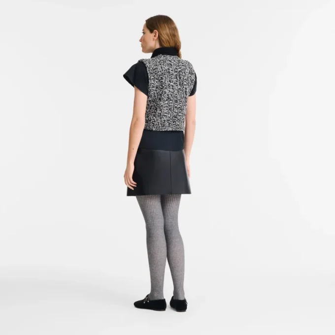 Gris – Top de punto