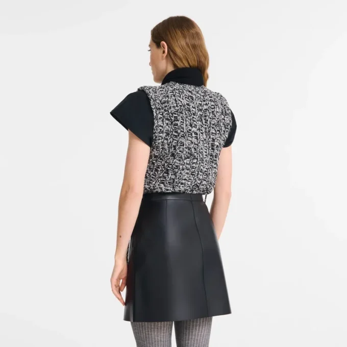 Gris – Top de punto
